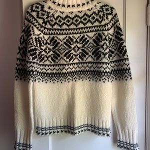Esprit - Nordic black and white sweater